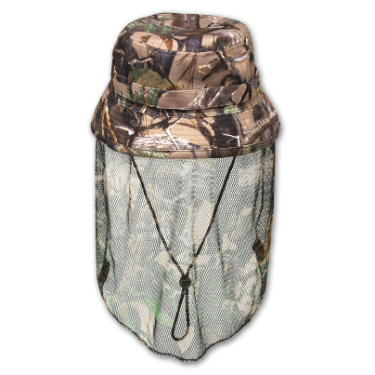 Water Resistant Veil Hat Buffalo Camo