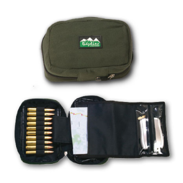 Olive Pouch w/ Bullet Storage Olive Pouch w/ Bullet Storage
